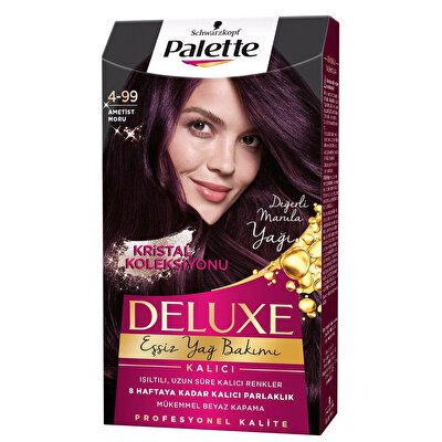 Palette Deluxe Palette Deluxe Saç Boyası Patlıcan Moru No: 4-99 50 ml