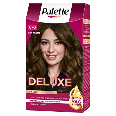 Palette Deluxe Palette Deluxe Saç Boyası Koyu Kumral No: 6-0 50 ml