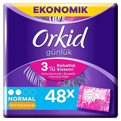 Orkid Orkid Günlük Ped Trio 48'li