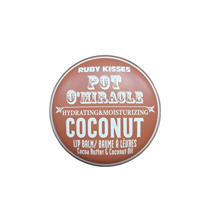 Pot A Miracle Ruby Kisses Pot O’Miracle Lip Emollient Coconut 10 gr