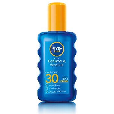 Nivea Sun Nivea Sun Güneş Koruyucu Vücut Spreyi SPF30 Koruma ve Ferahlık Transparan 200 ml