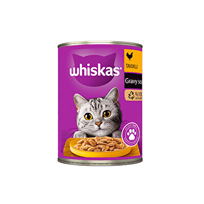 Whiskas Whiskas Kedi Maması Konserve Tavuklu 400 Gr