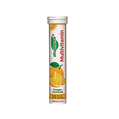 Altapharma Altapharma Multivitamin ve Vitaminler İçeren Takviye Edici Gıda Efervesan Tablet Portakal Aromalı 20'li