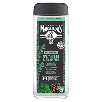 Le Petit Marseillais Le Petit Marseillais Duş Jeli Deniz Çamı & Okaliptüs 400 ml