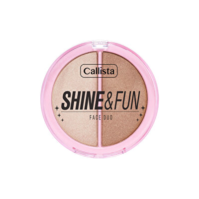Callista Callista Shine & Fun Face Duo Allık & Aydınlatıcı Paleti 100 Sparkle Crew