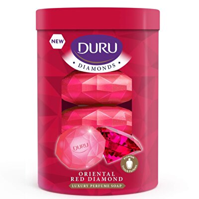 Duru Duru Katı Sabun Diamonds Series Red 4x90 gr