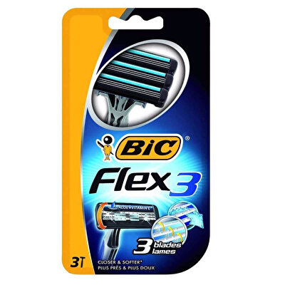 BIC BIC Flex 3 Traş Bıçağı Klasik 3 Bıçaklı 3'lü
