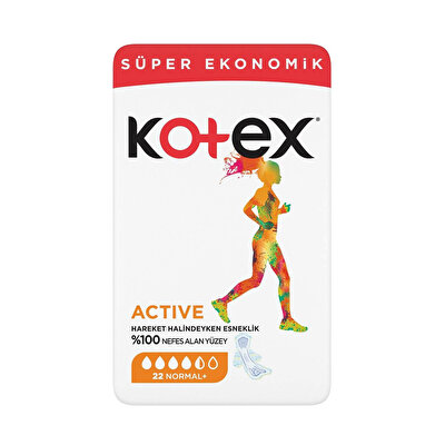 Kotex Kotex Hijyenik Ped Active Normal 22'li