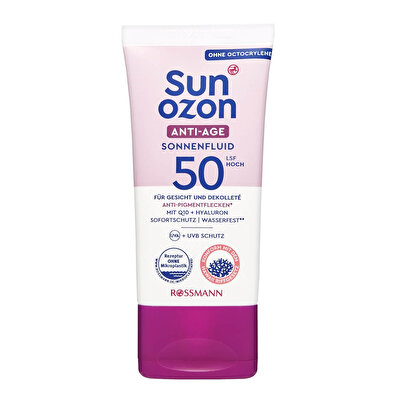 Sunozon Sunozon Güneş Koruyucu Yüz Kremi Anti-Age 50SPF 50 ml