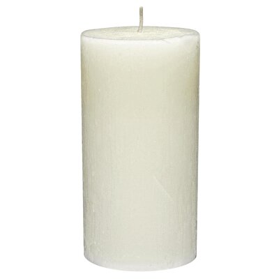 RubinLicht RubinLicht Rustik Silindirik Mum 100x50mm Şampanya