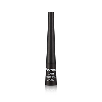 Flormar Flormar Dipliner Mat Siyah Waterproof 2.5 ml