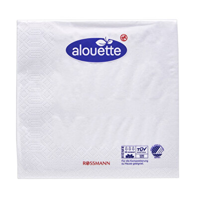 Alouette Alouette Servis Peçetesi Beyaz 20'li