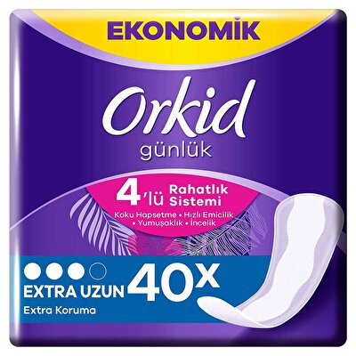 Orkid Orkid Günlük Ped Extra Uzun 40'lı