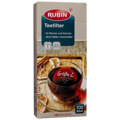 Rubin Rubin Çay Filtresi Büyük Boy 100'lü