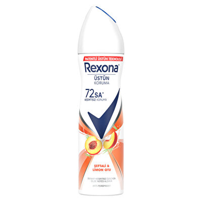 Rexona Rexona Kadın Sprey Deodorant 72h Şeftali & Limon Otu 150 ml