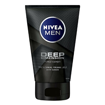 Nivea Men Nivea Men Yüz Temizleme Jeli Deep Dimension 100 ml