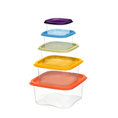 Beehome Beehome Saklama Kabı 5'li Set