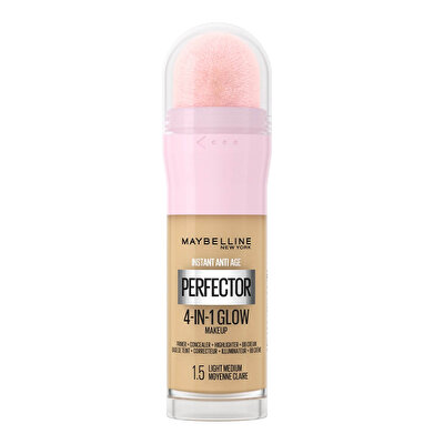 Maybelline Maybelline Instant Perfector Glow 4 Etki 1 Arada Fondöten 1.5 Light Medium
