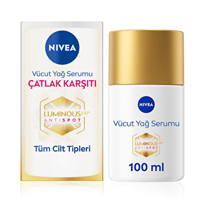 Nivea Nivea Luminous630 Çatlak Karşıtı Vücut Yağ Serumu 100 ml