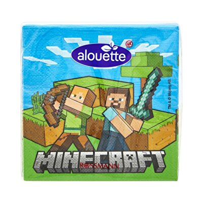 Alouette Alouette Servis Peçetesi Minecraft & Hello Kitty 20'li