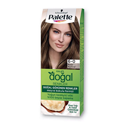 Palette Palette Saç Boyası Natural Colors 6-0 Koyu Kumral 30 ml