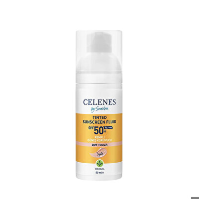 Celenes Celenes Herbal Renkli Güneş Kremi Dry Touch Light SPF50 50 ml
