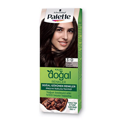 Palette Palette Saç Boyası Natural Colors 3-0 Koyu Kahve 50 ml
