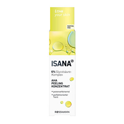 Isana Isana Love Your Skin Serum Peeling AHA Glikolik Asit 30 ml