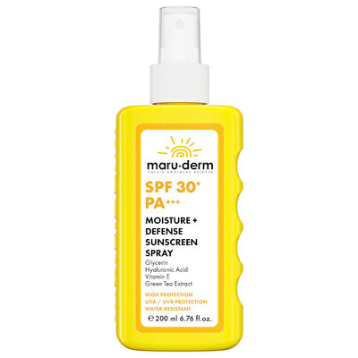 Maruderm Maruderm Sprey Güneş Kremi SPF 30+ Nemlendirici ve Koruyucu 200 ml