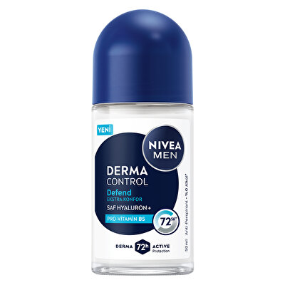 Nivea Men Nivea Men Erkek Roll-On Deodorant Derma Control Defend 50 ml