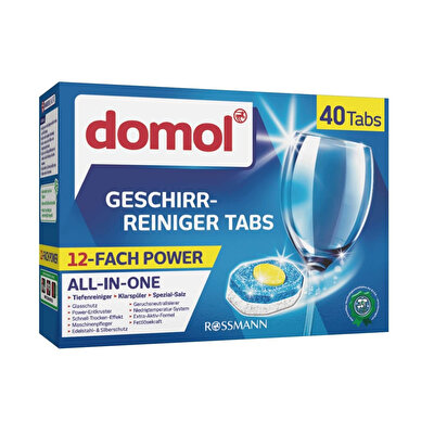 Domol Domol Bulaşık Makinesi Tableti 12 Fonksiyon 3in1 40'lı