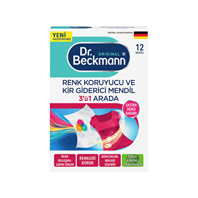 Dr. Beckmann Dr. Beckmann Renk Koruyucu Mendil 12'li
