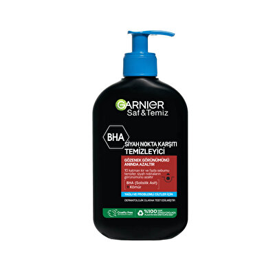 Garnier Garnier Saf & Temiz Siyah Nokta Karşıtı Yüz Temizle Jeli 250 ml