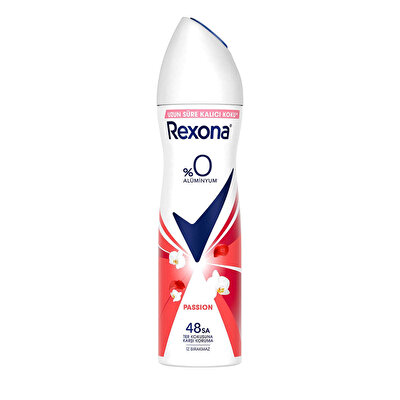 Rexona Rexona Kadın Sprey Deodorant %0 Alüminyum Passion 150 ml