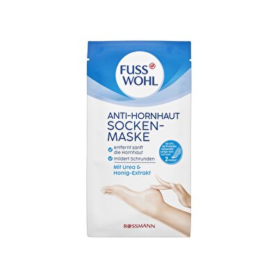 Fusswohl Fusswohl Çatlak Karşıtı Çorap Maske Üre ve Bal Özlü 1 Adet