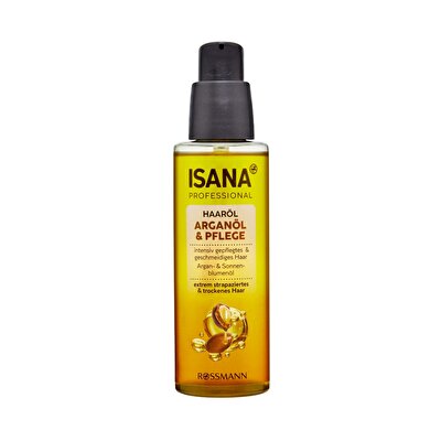 Isana Professional Isana Professional Argan Yağı İçerikli Saç Bakım Yağı, Kuru ve Çok Yıpranmış Saçlar 100 ml