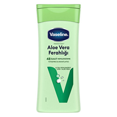 Vaseline Vaseline Vücut Losyonu Aloe Vera Ferahlığı Kuru Ciltler İçin 200 ml