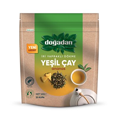 Doğadan Dogadan Dökme Yeşil Çay Açai Ananas 50 gr