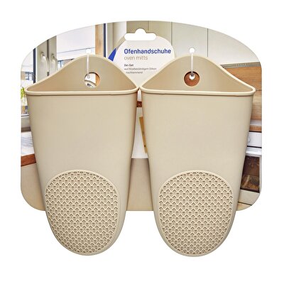 Ideenwelt Ideenwelt Silikon Fırın Eldiveni Bej
