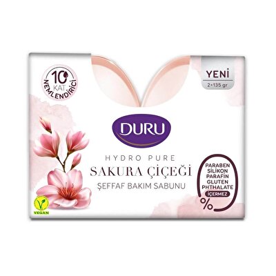 Duru Duru Katı Sabun Hydro Pure & Sakura 2x135 gr