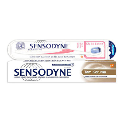 Sensodyne Sensodyne Diş Macunu ve Diş Fırçası Tam Koruma 2'li set