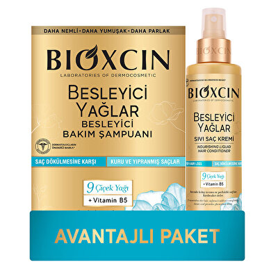 Bioxcin Bioxcin Besleyici Şampuan 300 ml + Sıvı Saç Kremi 200 ml