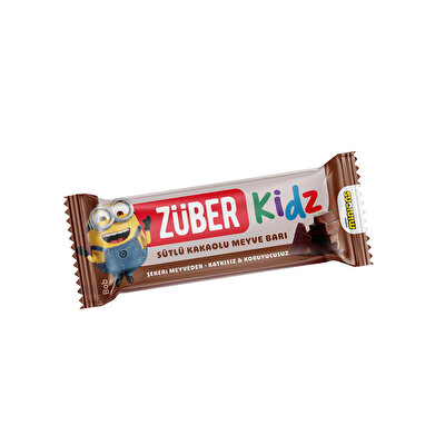 Zuber Zuber Kidz Sütlü Kakaolu Meyve Bar 25 g