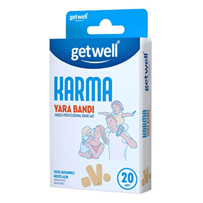 Getwell Getwell Yara Bandı Karma 20 adet