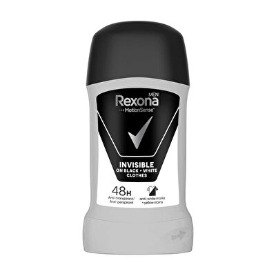 Rexona Men Rexona Men MotionSense Erkek Stick Deodorant Invisible On Black White Clothes 50 ml