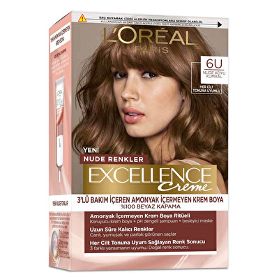 L’Oréal Paris L’Oréal Paris Excellence Nude Saç Boyası Koyu Kumral 6U 1 adet