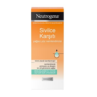 Neutrogena Neutrogena Sivilce Karşıtı Yağsız Yüz Nemlendiricisi 50 ml