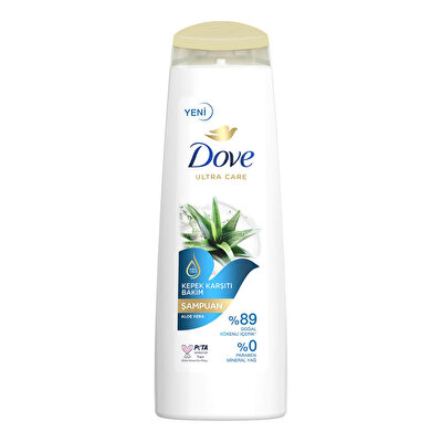Dove Dove Ultra Care Saç Bakım Şampuanı Kepek Karşıtı Bakım, Aloe Vera 400 ml