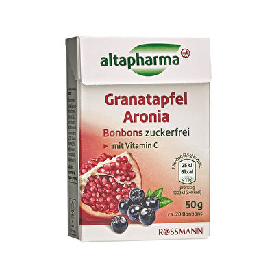 Altapharma Altapharma Bonbon Şekerleme Kutu Nar ve Aroniya 50 gr