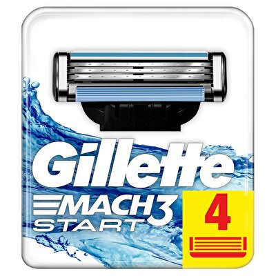 Gillette Gillette Yedek Bıçak Mach 3 Start 4'lü